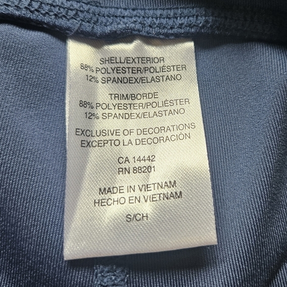 Mondetta Women's Size S Mesh Bottom Leggings Blue - Picture 4 of 5